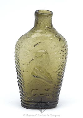 "Lafayette" And Bust - "De Witt Clinton" And Bust Portrait Flask, GI-82
