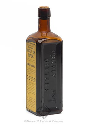 "Prickly Ash / Bitters" Bottle, R/H #P140