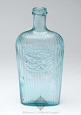 Eagle - "Louisville / KY / Glass Works" Historical Flask, GII-33