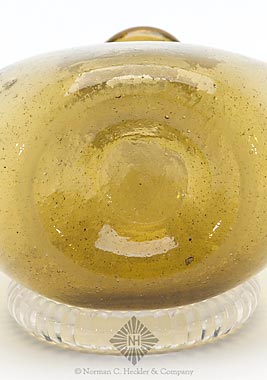 Freeblown Chestnut Bottle