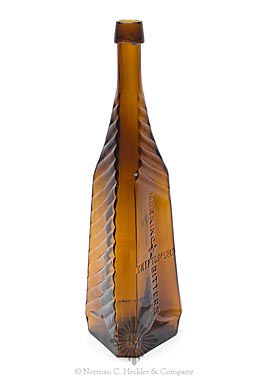 "Morning (Star) Bitters / Inceptum 5869 - Patented / 5869" Bitters Bottle, R/H #M-135