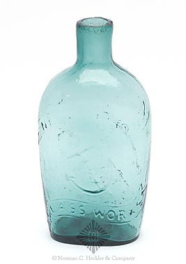Eagle - "New London / (Anchor) Glass Works" Historical Flask, GII-67