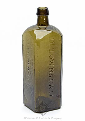 "Dr. Townsend's / Sarsaparilla / Albany / NY" Medicine Bottle, Similar to D #206