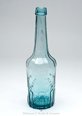 "Moulton's Oloroso Bitters / Trade (Pineapple Motif) Mark" Bitters Bottle, R/H #M-146