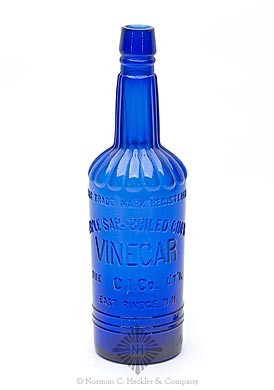 "Maple Sap And Boiled Cider / Vinegar / The C.I. Co. Ltd / East Rindge, N.H." Bottle
