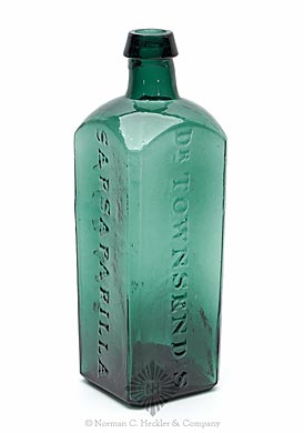 "Dr. Townsend's / Sarsaparilla / Albany / N.Y." Medicine Bottle, Similar to D #206