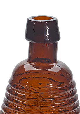 "Dr. C.W. Robacks / Stomach Bitters / Cincinnati. O" Figural Bitters Bottle, R/H #R-73