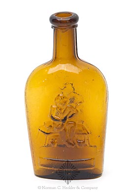 Sailor - Banjo Player Pictorial Flask, GXIII-8