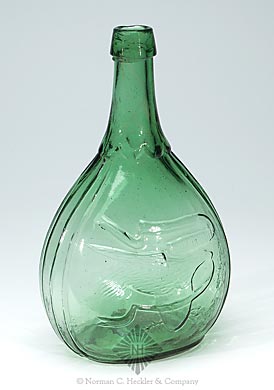 Eagle - Reverse Plain Historical Calabash Flask, GII-143