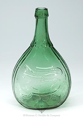 Eagle - Reverse Plain Historical Calabash Flask, GII-143