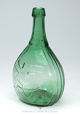 Eagle - Reverse Plain Historical Calabash Flask, GII-143