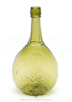 "Kossuth" And Bust - Tree In Leaf Portrait Calabash Flask, GI-113