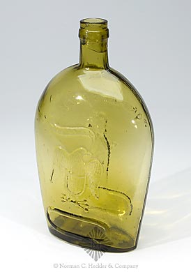 "For Pike's Peak" And Prospector - Eagle Historical Flask, GXI-24