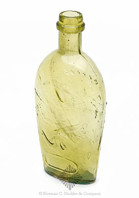 Clasped Hands - Eagle Historical Flask, GXII-31