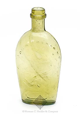 Clasped Hands - Eagle Historical Flask, GXII-31