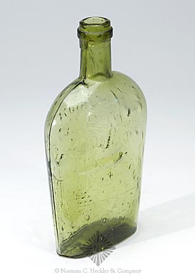 Clasped Hands And "Wm Frank & Sons / Pitts" - Cannon Historical Flask, GXII-39