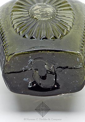 "Keen" - "P & W" Sunburst Flask, GVIII-9
