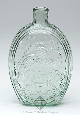 Eagle "T.W.D" - "Franklin." Frigate Historical Flask, GII-42