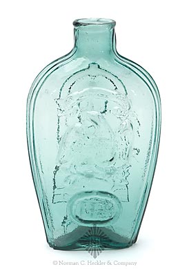 Masonic - "JP" And Eagle Historical Flask, GIV-1