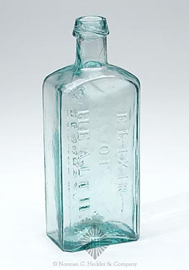"Dr. Bloodgoods / Elixir Of Health" Medicine Bottle, PME pg. 36