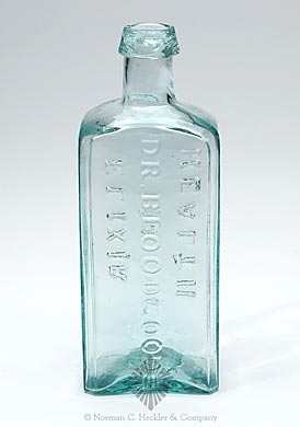 "Dr. Bloodgoods / Elixir Of Health" Medicine Bottle, PME pg. 36
