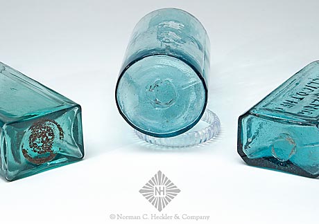 Lot Of Three Medicine Bottles, See PME pg. 107 and 298