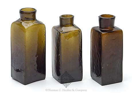 Lot Of Three Blacking Bottles, Similar to MW plate 75, #3