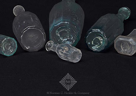 Lot Of Six Cologne Bottles, MW plate 113, #6, #2 and #3
