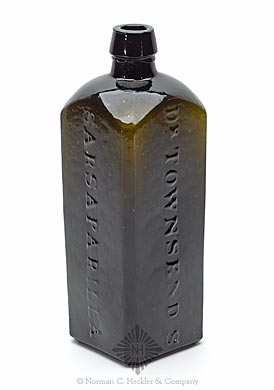 "Dr. Townsend's / Sarsaparilla / Albany N.Y." Medicine Bottle, Similar to D #206