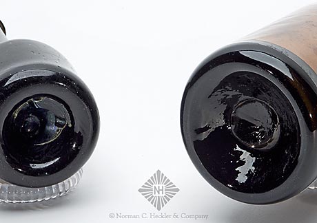 Two Long Necked Wine Bottles, Similar to AG plate 79, #1