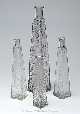 Lot Of Four Figural Cologne Bottles, Similar to MW plate 114, #3