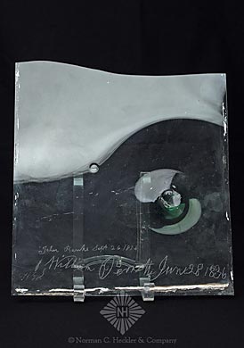 Pane Of Bullseye Window Glass