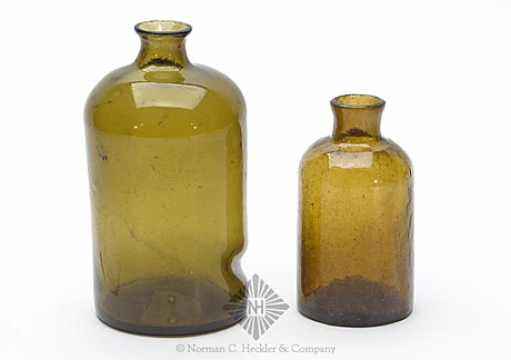 Two Early Utility Bottles, Similar to MW plate 75, #5