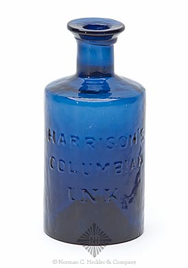 "Harrison's Colombian Ink" Master Ink Bottle, Similar to C #195