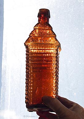 "S.T. / Drake's / 1860 / Plantation / X / Bitters" Figural Bottle, R/H #D-105