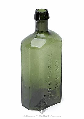 "N. Wood / Portland / ME" Medicine Bottle, Similar to PME pg. 380