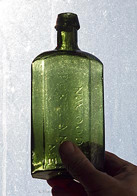 "N. Wood / Portland / ME" Medicine Bottle, Similar to PME pg. 380