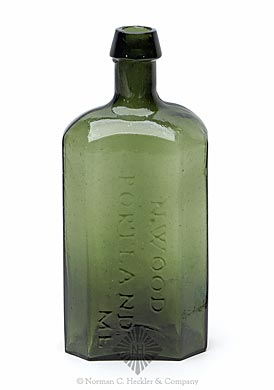 "N. Wood / Portland / ME" Medicine Bottle, Similar to PME pg. 380