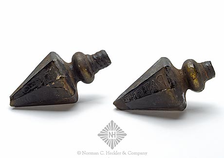 Two "Patent (Reversed)" And "Patent" Mold Blown Insulators, KW pg. 158