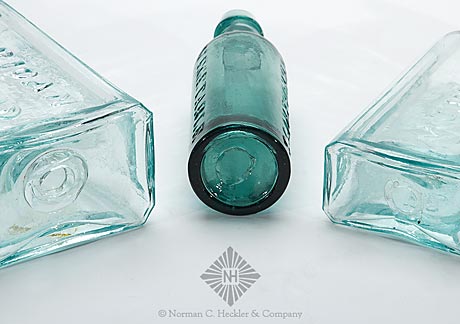 Lot Of Three Medicine Bottles, AAM pg. 36, 340, and 445