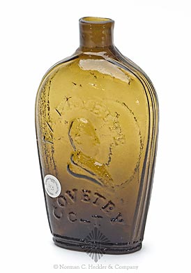 "Lafayette" And Bust - Liberty Cap Portrait Flask, GI-85