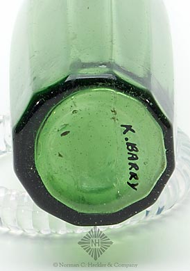 Paneled Cologne Bottle, Similar to MW plate 114, #5