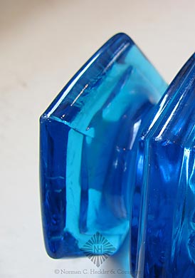Rare Pressed Glass Spill Holder, William J. Elsholz collection #1245