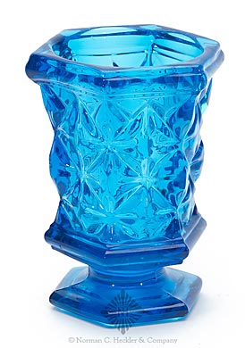 Rare Pressed Glass Spill Holder, William J. Elsholz collection #1245