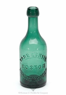 "Tarr & Smith / Boston / Mineral Water" Bottle