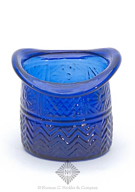 Blown Three Mold Glass Hat Whimsey, GIII-25