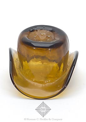 Pattern Molded Glass Hat Whimsey, Similar in form and construction to McK plate 75, #16