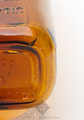 "Dr. Moore's / Veneral / Antiseptic (Woman Wrapped In Banner) Physical Purity Trade Mark" Medicine Bottle, AAM pg. 365