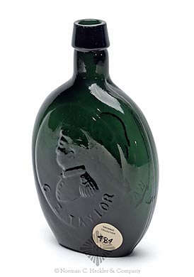 "Washington" And Bust - "G. Z. Taylor" And Bust Portrait Flask, GI-50