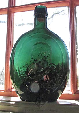 "Washington" And Bust - "G. Z. Taylor" And Bust Portrait Flask, GI-50